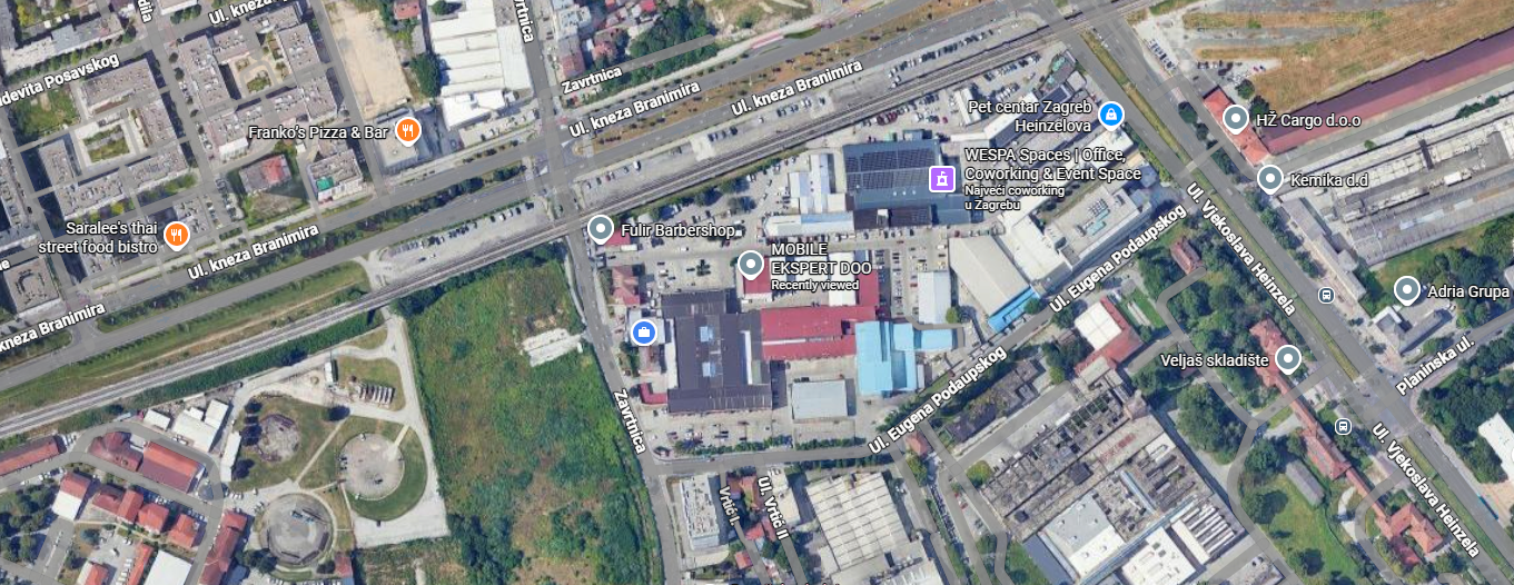 Map: Zavrtnica 17, Zagreb